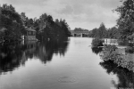 Degerfors Järnvägsbron Över Letälven 1929