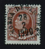 Degerfors Frimärke 28/2 1900