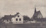 Gotland, Westergarn Kyrkan och Skolan 1920
