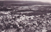Flygfoto över Hällefors 1942