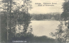 Arboga, Hjälmare Kanal, Parti av Kvarnsjön 1915