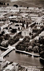 Eskilstuna Flygfoto av Klosters Kyrka