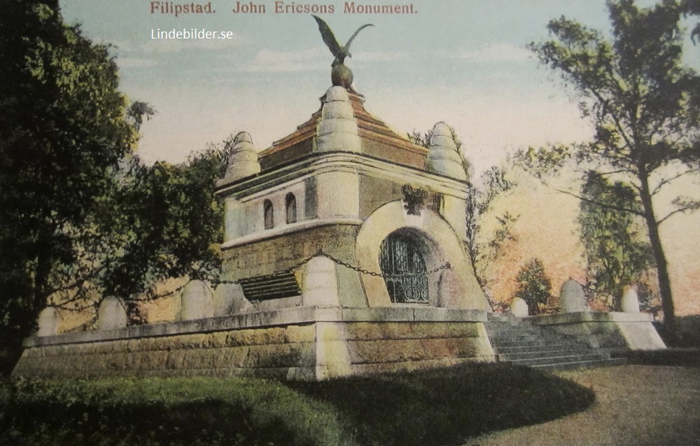 Filipstad. John Ericsons Monument