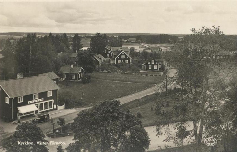 Filipstad, Kyrkvyn, Väster Färnebo 1935