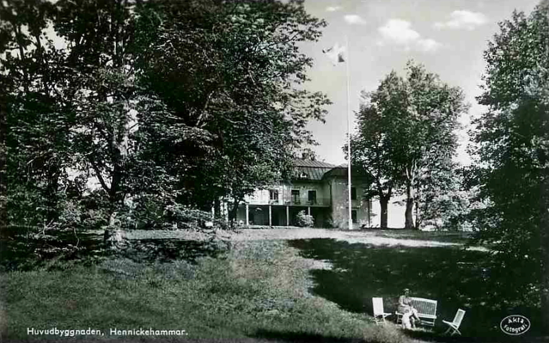 Filipstad, Hennickehammar, Huvudbyggnaden 1942