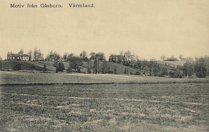 Filipstad, Motiv från Gåsborn, Värmland 1923