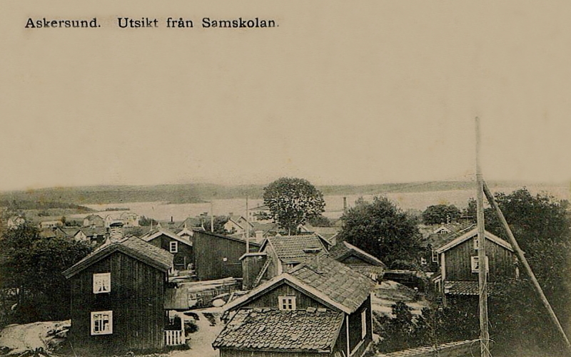 Askersund, Utsikt från Samskolan