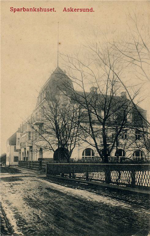 Askersund Sparbankshuset 1912