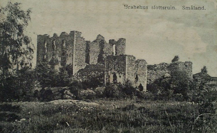 Brahus Slottsruin  1918
