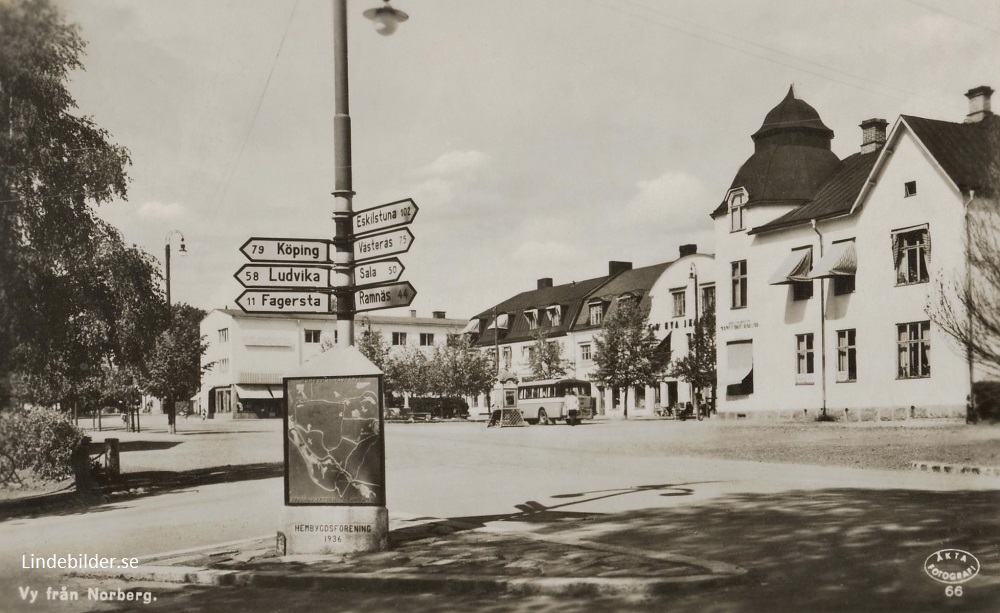Vy från Norberg 1936