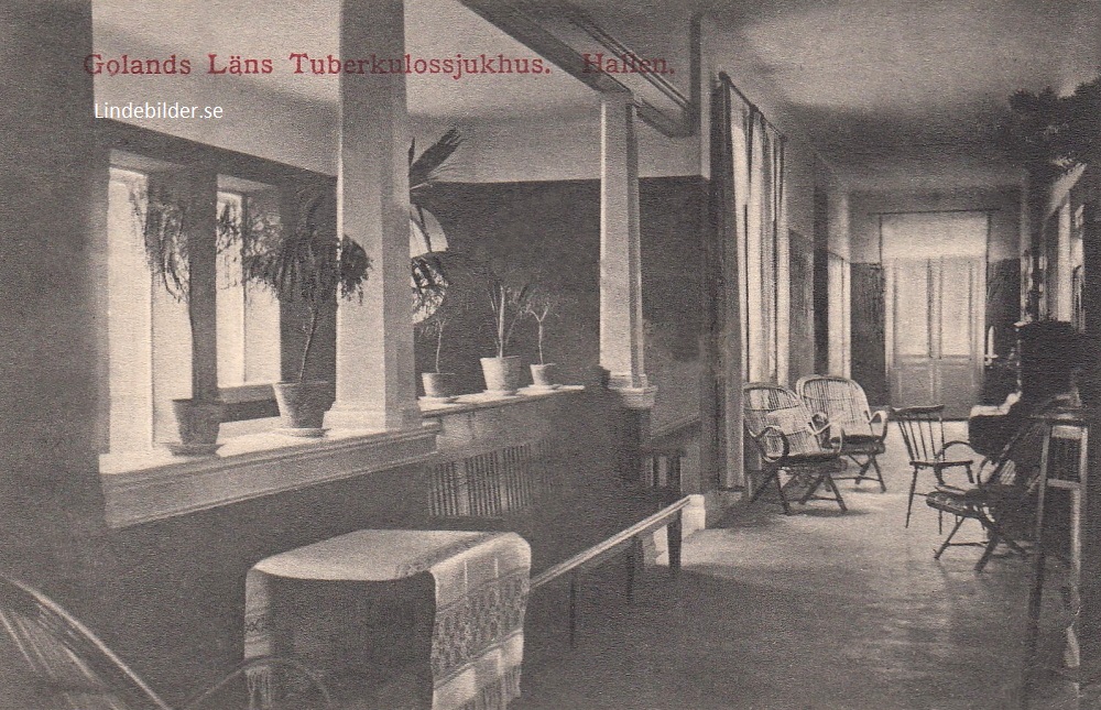 Gotlands Läns Tuberkulossjukhus, Hallen