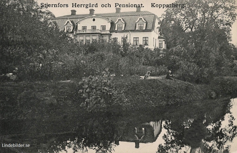 Kopparberg, Stjernfors  Herrgård och Pensionat 1910