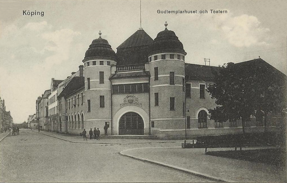 Köping, Godtemplarhuset och Teatern 1917