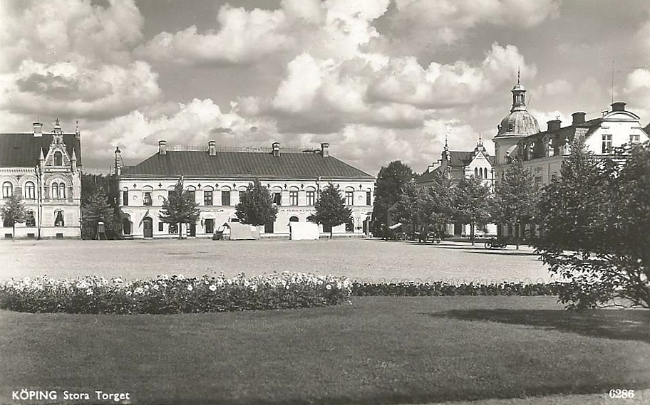Köping Stora Torget 1943