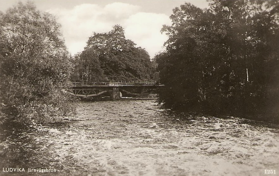 Ludvika Järnvägsbron 1948