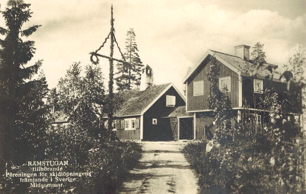 Ludvika, Rämstugan tillhörande, Förening för skidlöpningens främjande  i Sverige, Midsommar 1929