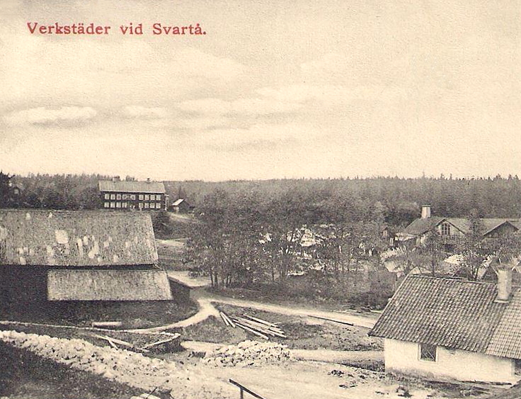 Degerfors, Verkstäder vid Svartå 1911