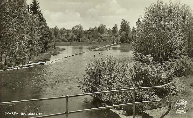Svartå Brukskanalen 1956