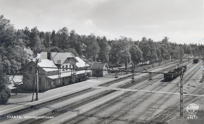 Degerfors, Svartå Järnvägsstationen 1959