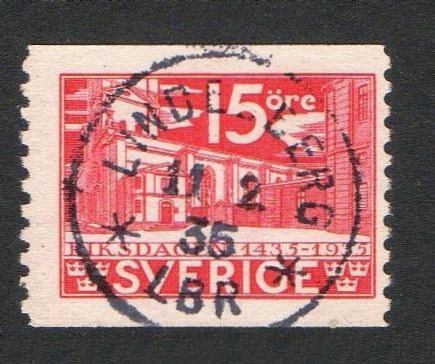 Lindesberg Frimärke 11-02 1935