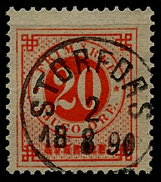 Storfors Frimärke 2/8 1890
