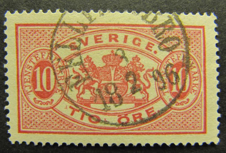 Fellingsbro Frimärke 3/2 1896