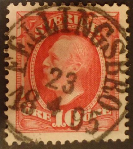 Fellingsbro frimärke 23/4 1895