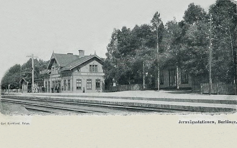 Jernvägsstationen, Borlänge 1904