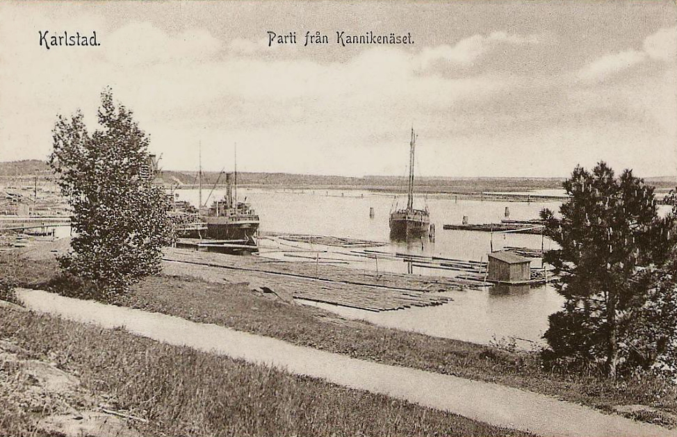 Karlstad, Parti från Kannickenäset