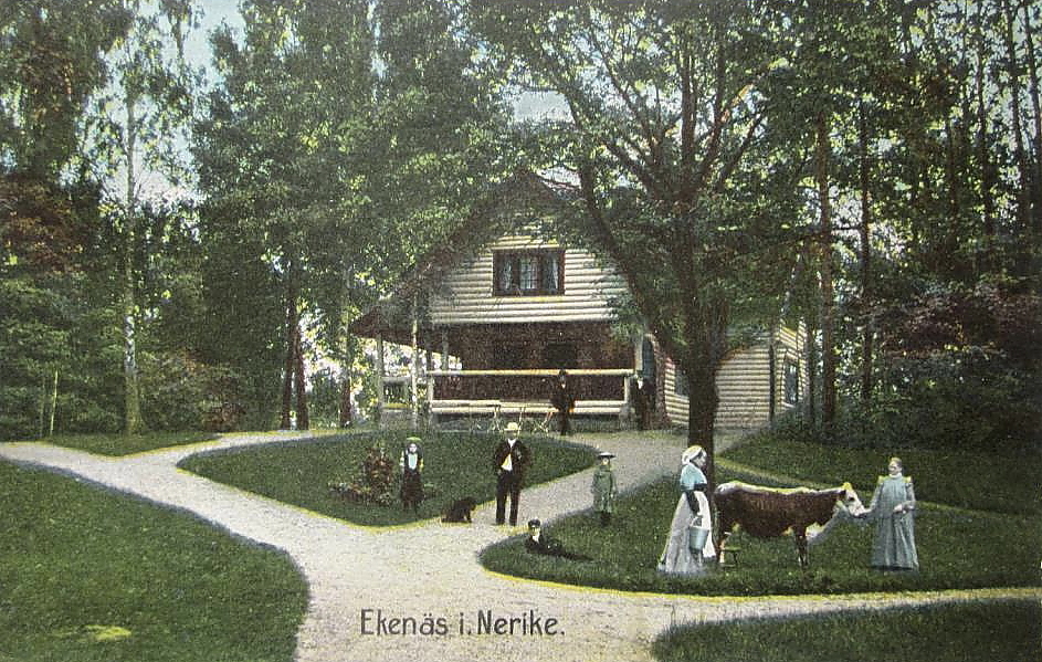 Örebro, Almby, Ekenäs i Nerike 1909