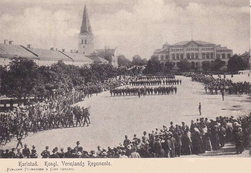 Karlstad, Kong, Vermlands Regemente 1903