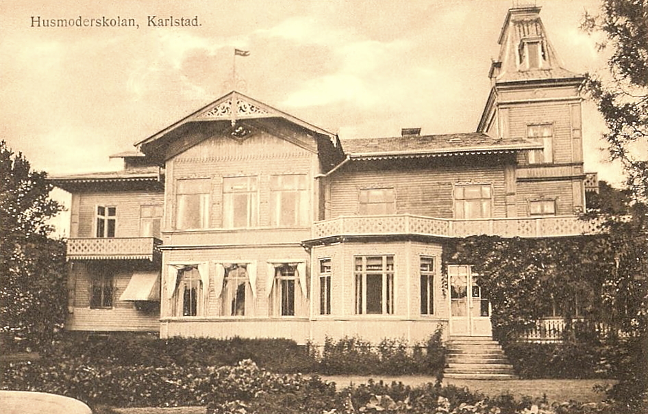 Karlstad, Husmoderskolan 1918