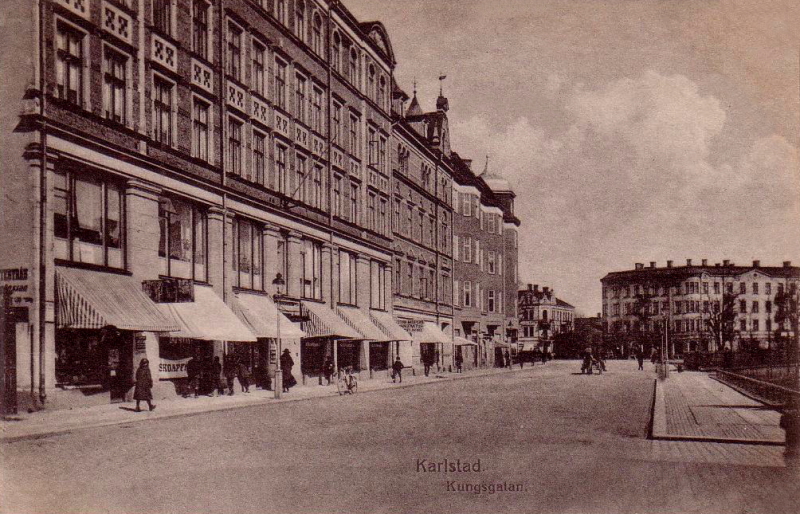 Karlstad Kungsgatan 1917