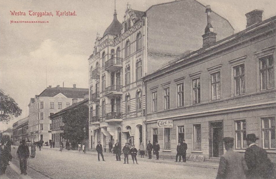 Westra Torggatan, Karlstad 1904