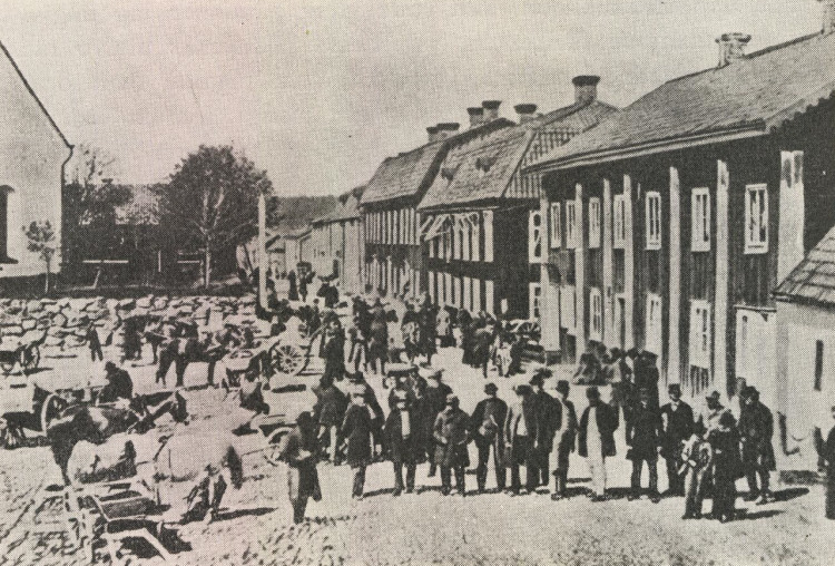 Lindesberg Torget 1850