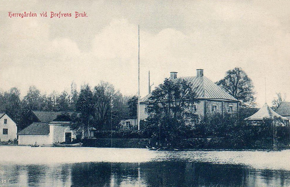 Örebro, Herregården vid Brefvens Bruk 1908