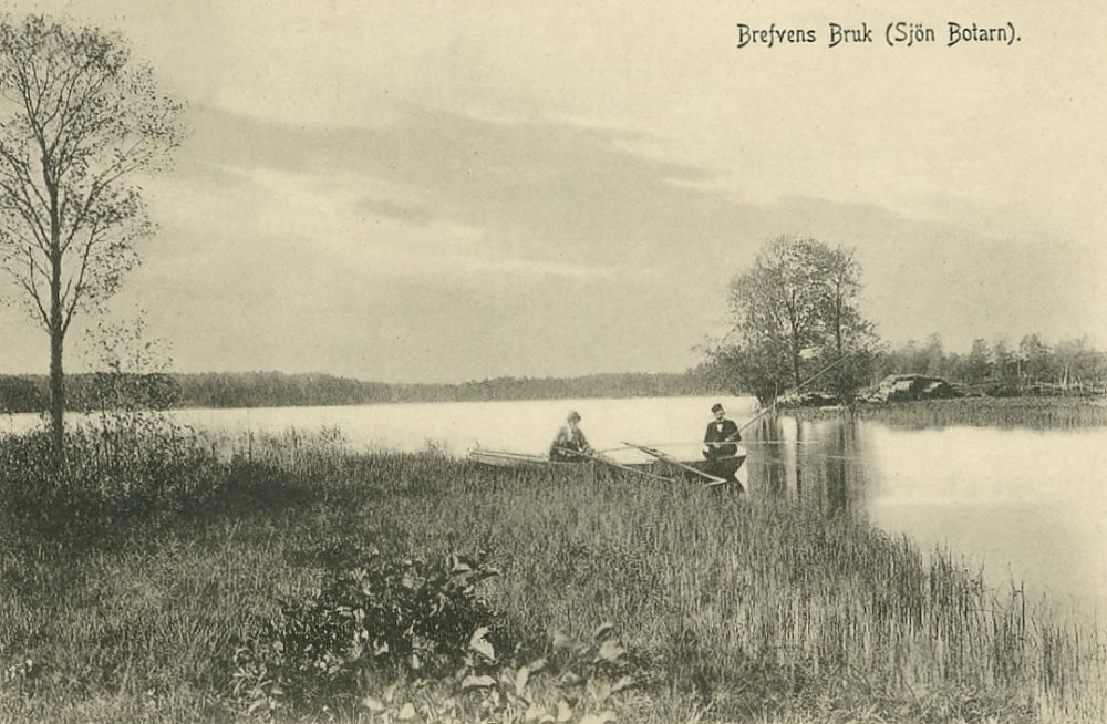 Örebro, Brefvens Bruk, Sjön Botarn 1911