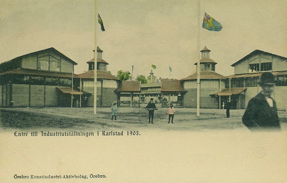 Entre till Industriutställningen i Karlstad 1903