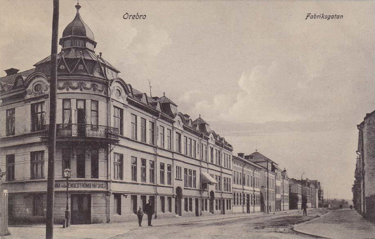 Örebro Fabriksgatan 1909