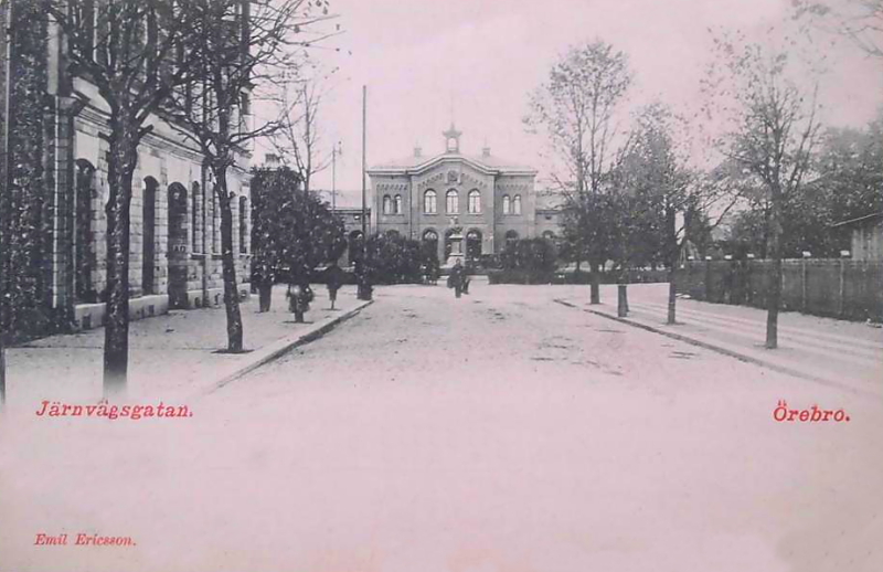 Örebro Järnvägsgatan 1902