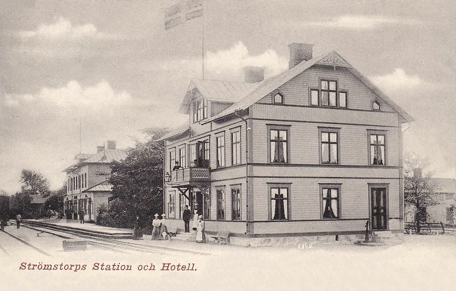 Hallstahammar, Strömtorps Station och Hotel, Kolbäck