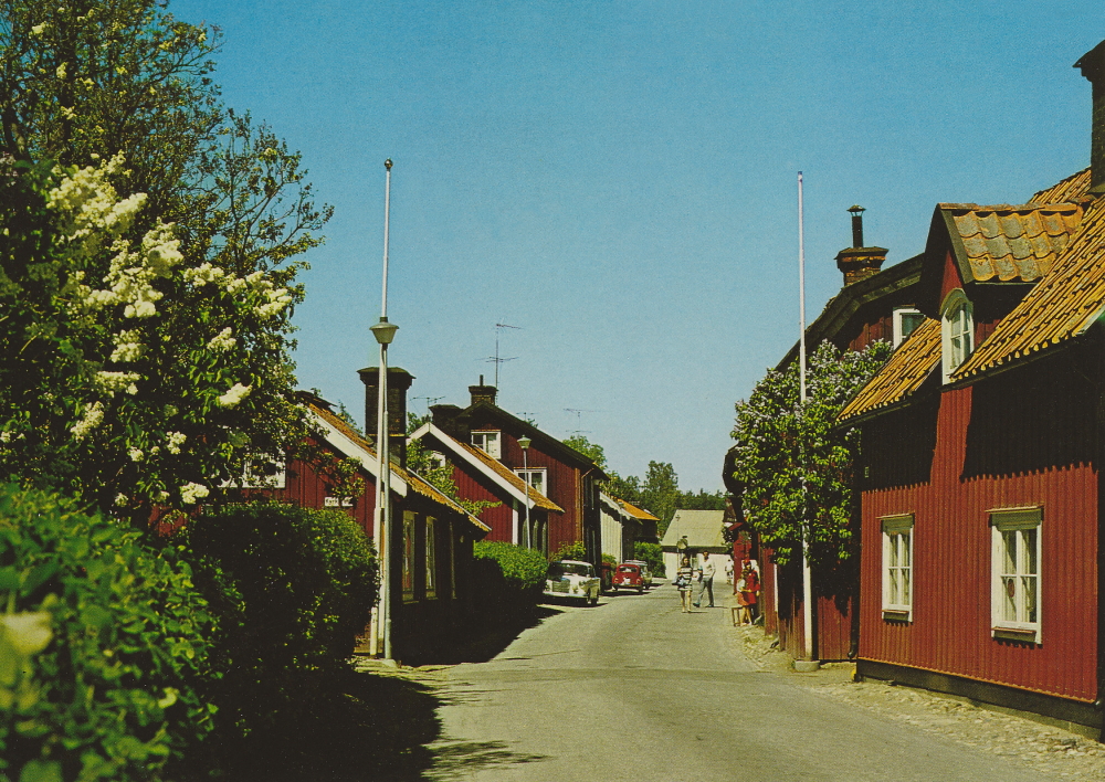 Trosa, Västra Långgatan  1989