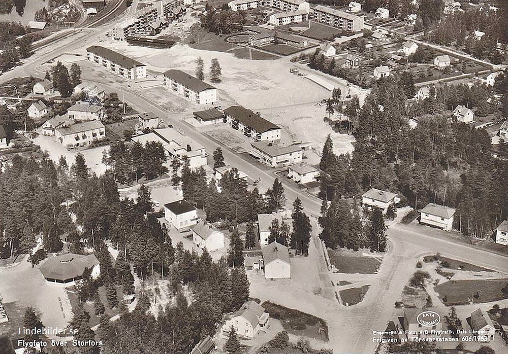 Flygfoto över Storfors 1963