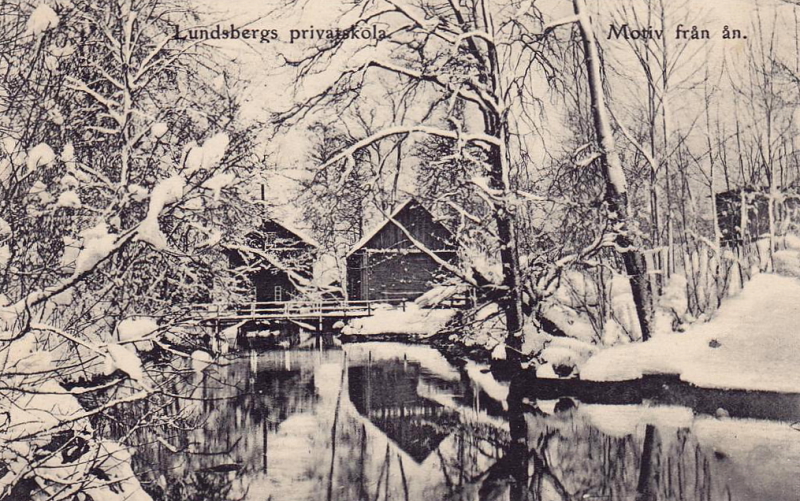 Storfors, Lundsbergs Privatskola, Motiv från Ån