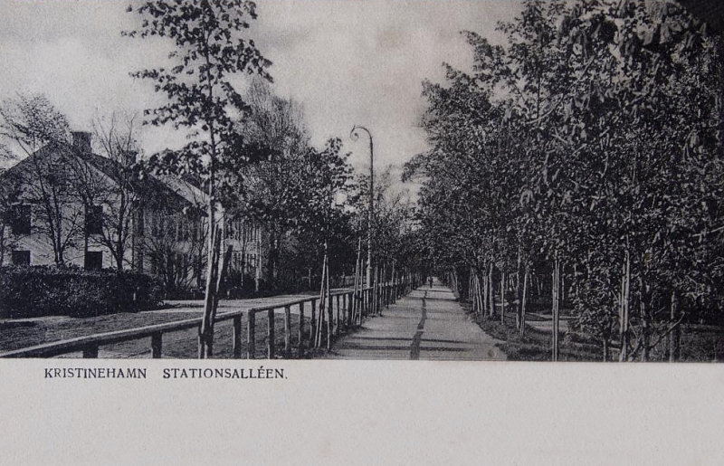Kristinehamn Stationsallen 1905