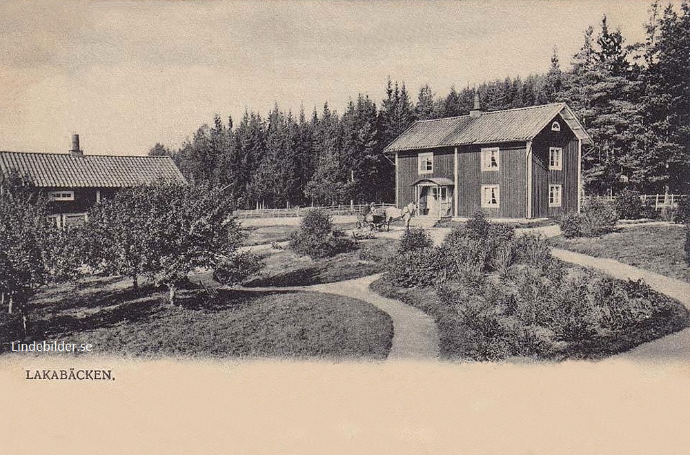 Lindesberg, Lakabäcken 1904
