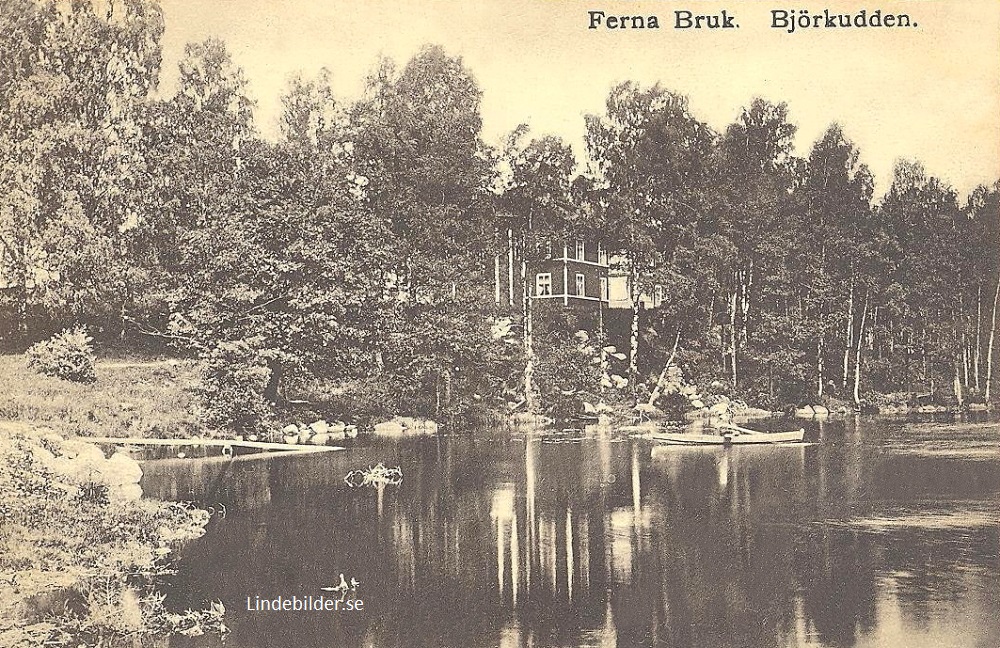 Ferna Bruk, Björkudden 1909