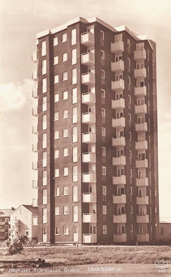 Höghuset, Stjärnhuset. Örebro 1951