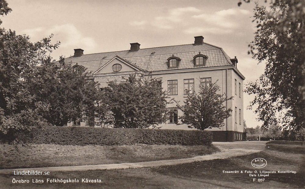 Hallsberg, Örebro Läns Folkhögskola, Kävesta