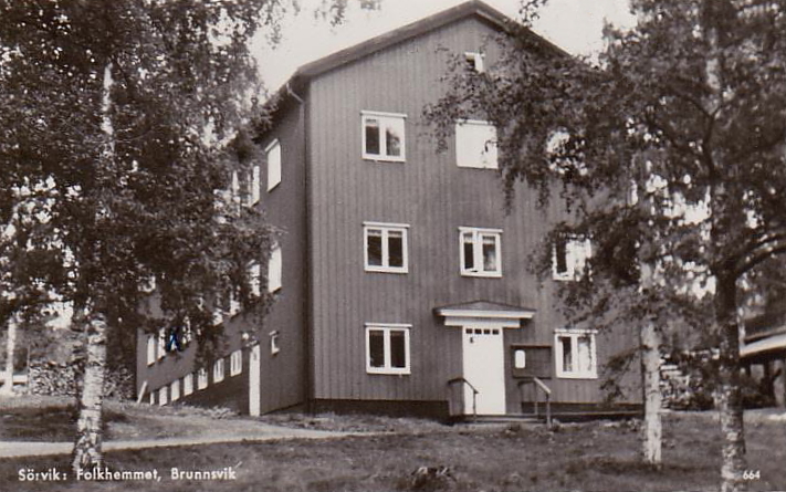 Ludvika, Brunnsvik, Sörvik Folkhemmet 1959
